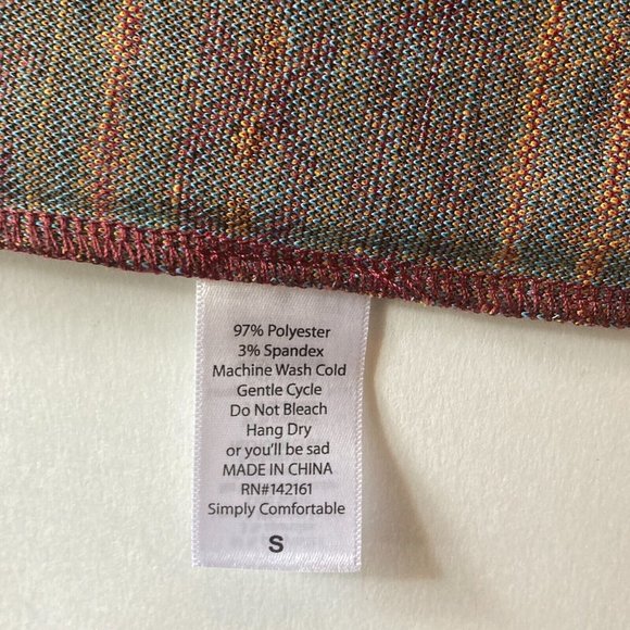 LuLaRoe Womens Brown Cassie Print Knee Length Pull On Straight Pencil Skirt Sz S - Picture 6 of 7